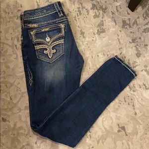 Rock Revival Blue Jeans